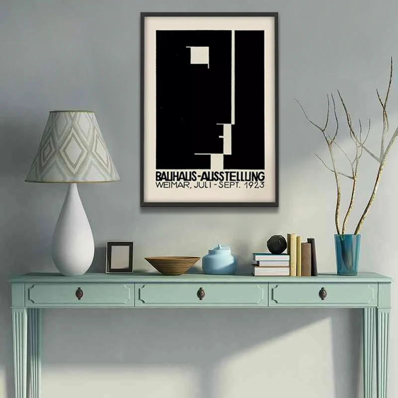 

Wall Art Home Bauhaus Exhibition Herbert Decor Canvas Print Painting Modern Poster Living Room Modular Pictures No Frame Artwork