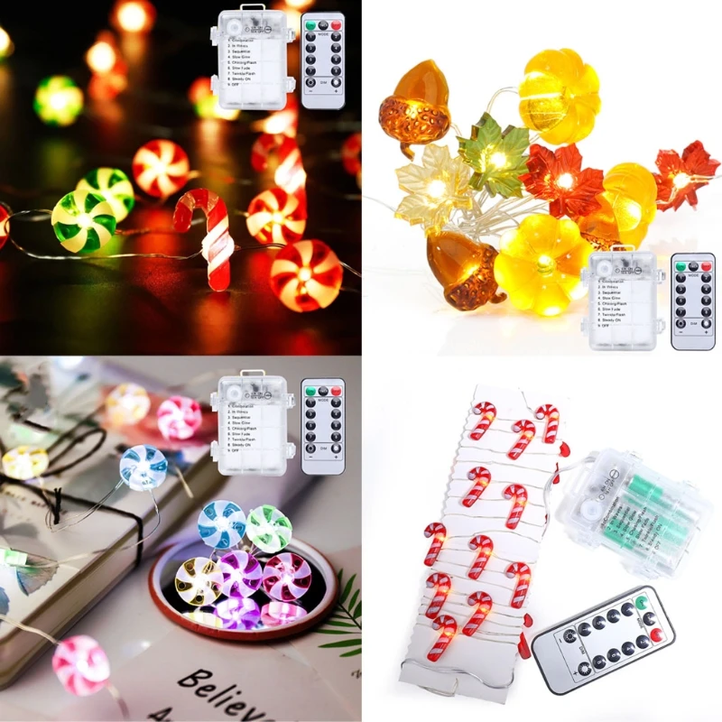 

Christmas Candy Crutches LED Lights Xmas Trees Holiday Party Office Living Room Window Outdoor Home Decoration