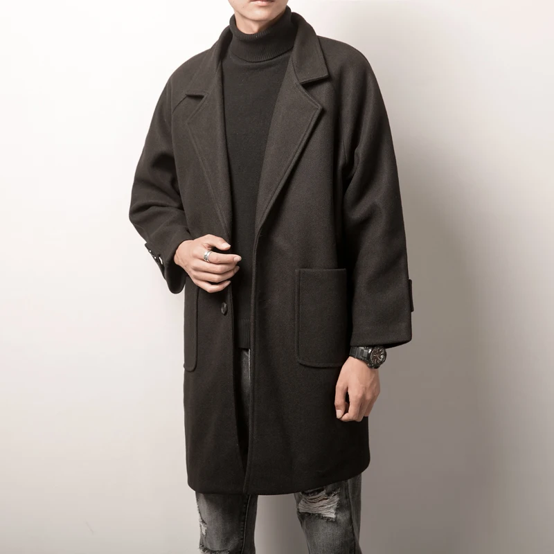 Зимняя шерстяная куртка в стиле ретро мужская смешанная Осенняя ветровка