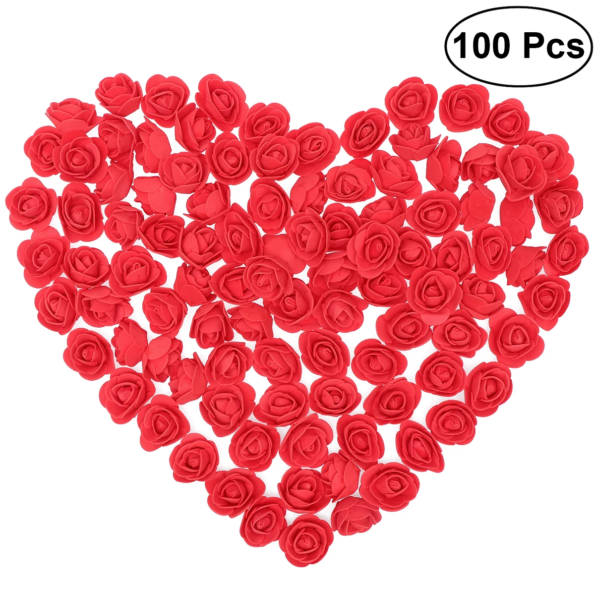 Red Foam Rose DIY пенополистирол пенопласт белая пена медведь форма искусственный цветок голова Роза Тедди вечерние украшения свадьбы - Цвет: Red Foam Rose