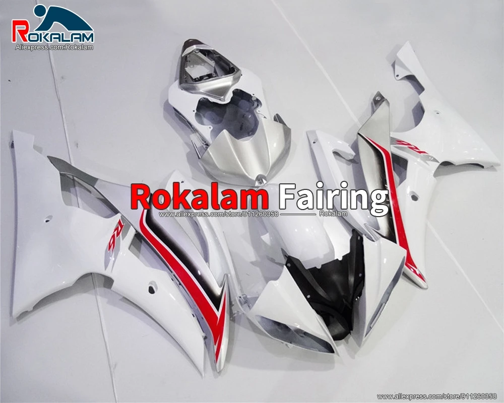 

Body Kit For Yamaha YZF600 R6 2008 2014 2015 2016 YZFR6 08 09 10 11 12 16 White Red Black Motorcycle Fairing (Injection Molding)