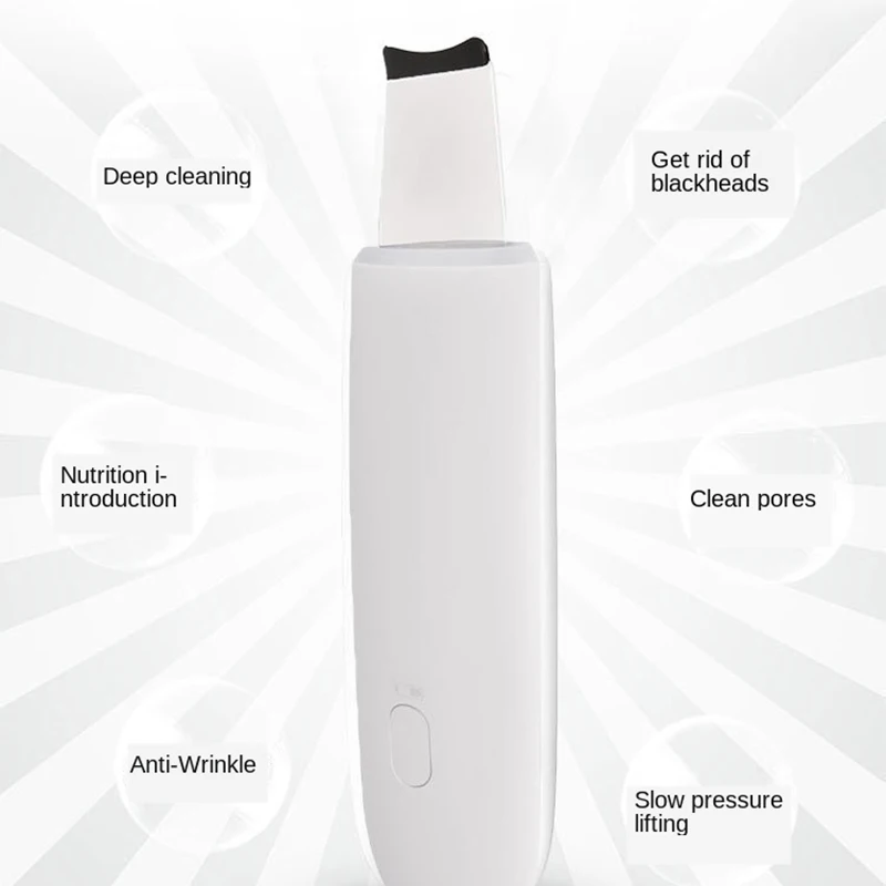 Ультразвуковой нано-Ионный Очиститель для кожи лица лифтинг экстрактор пилинга