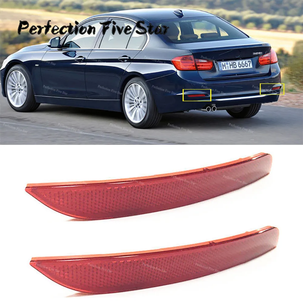 Задний бампер отражатель предупреждающий светильник красный объектив правый