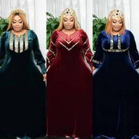 muslim euramerican africa beautiful womens dress noble temperament dress fashionable diamond robe