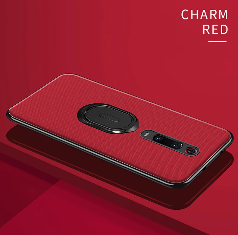 Для Xiaomi mi 9T чехол для Red mi K20 PU кожаный магнитный демонстрационный держатель для колец чехол для телефона для Xiaomi mi 9T красный mi K20 Pro Чехол Coque