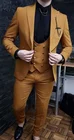 2021 Новый Костюмы для жениха костюмы Slimкостюм мужской свадебное платье для выпускного вечера Бизнес костюмы вечерние костюмы, 3 предмета (куртка + жилет + штаны)