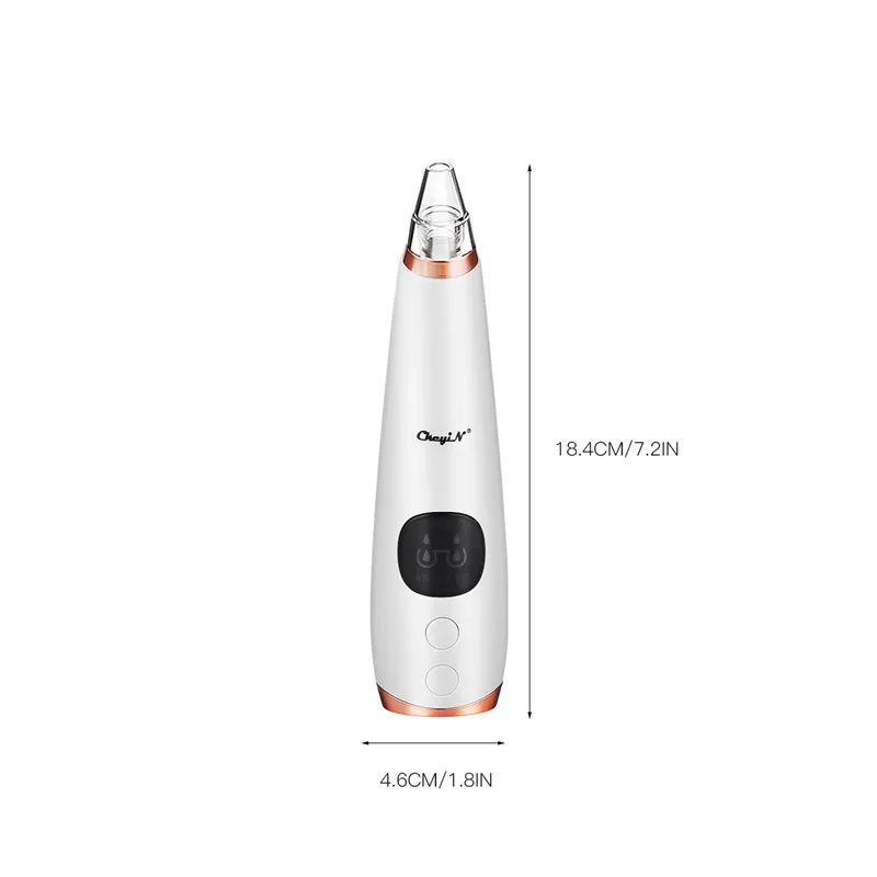 

6 In 1 Electric Pore Cleaner Skin Tightening Face Blackhead Remover Suction Vacuum Acne Black Spots Removal Skin Peeling Device