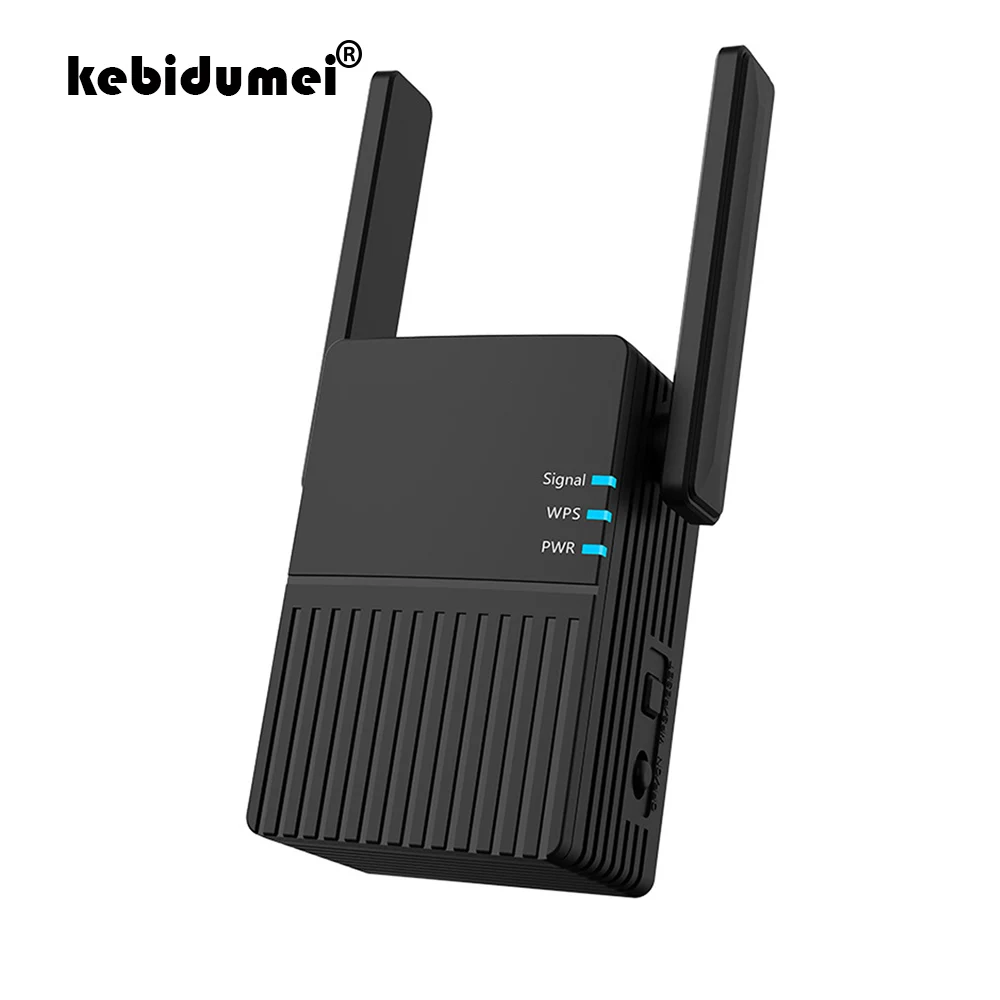 

Kebidumei Беспроводной Wi-Fi маршрутизатор 1200 Мбит/с большой дальности высокое Мощность Wi-Fi Ретранслятор Dual Band 2,4 + Wi-Fi 5 ГГц Wi-Fi расширитель WLAN Wi-Fi ус...