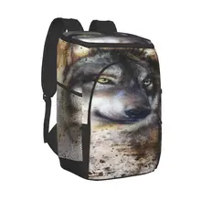 Thermal Backpack Alsatian Abstract Spots Waterproof Cooler Bag Large Insulated Bag Picnic Cooler Backpack Refrigerator Bag