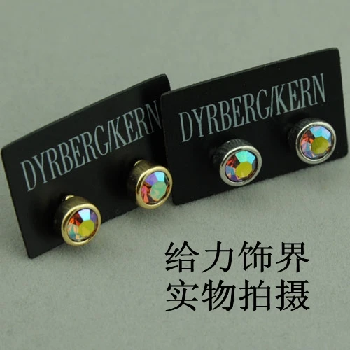 HOT SEELING DYRBERG/KERN Exquisite Flash drill small earrings IN STOCK