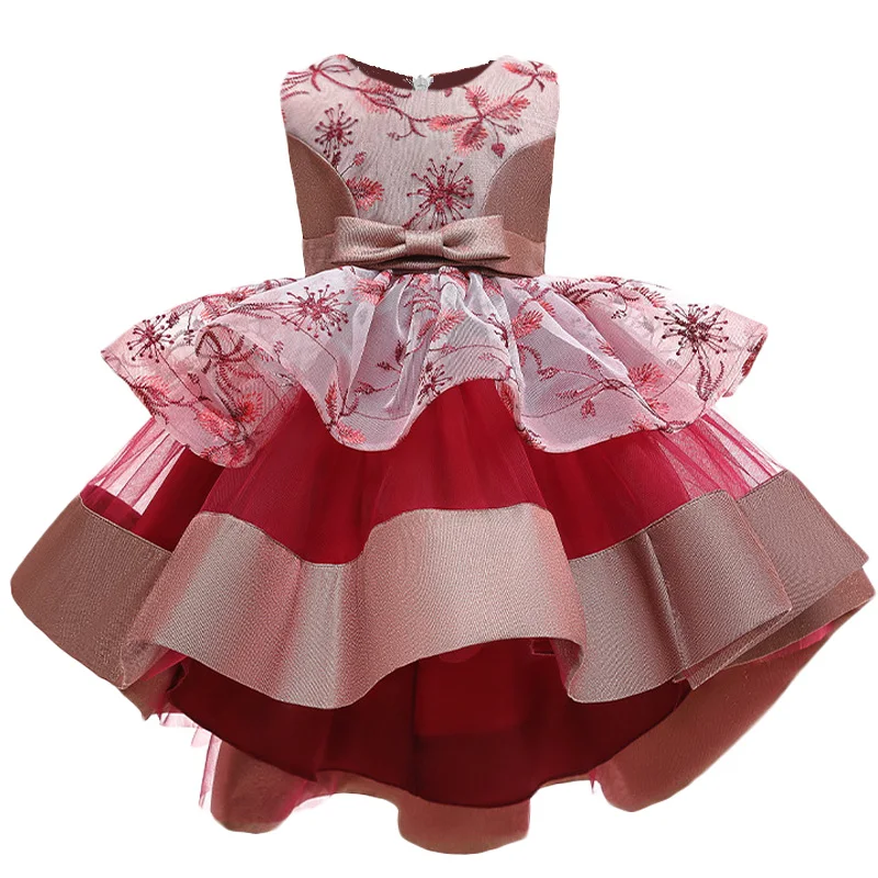 Платье для маленькой девочки симпатичное летнее платье принцессы с цветочным