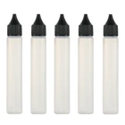 10 шт., пластиковые тонкие бутылки для жидкости, 30 мл