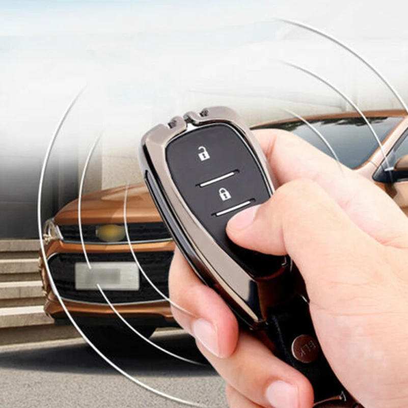 Цинковый сплав автомобильный смарт ключ-брелок чехол держатель Чехол брелок