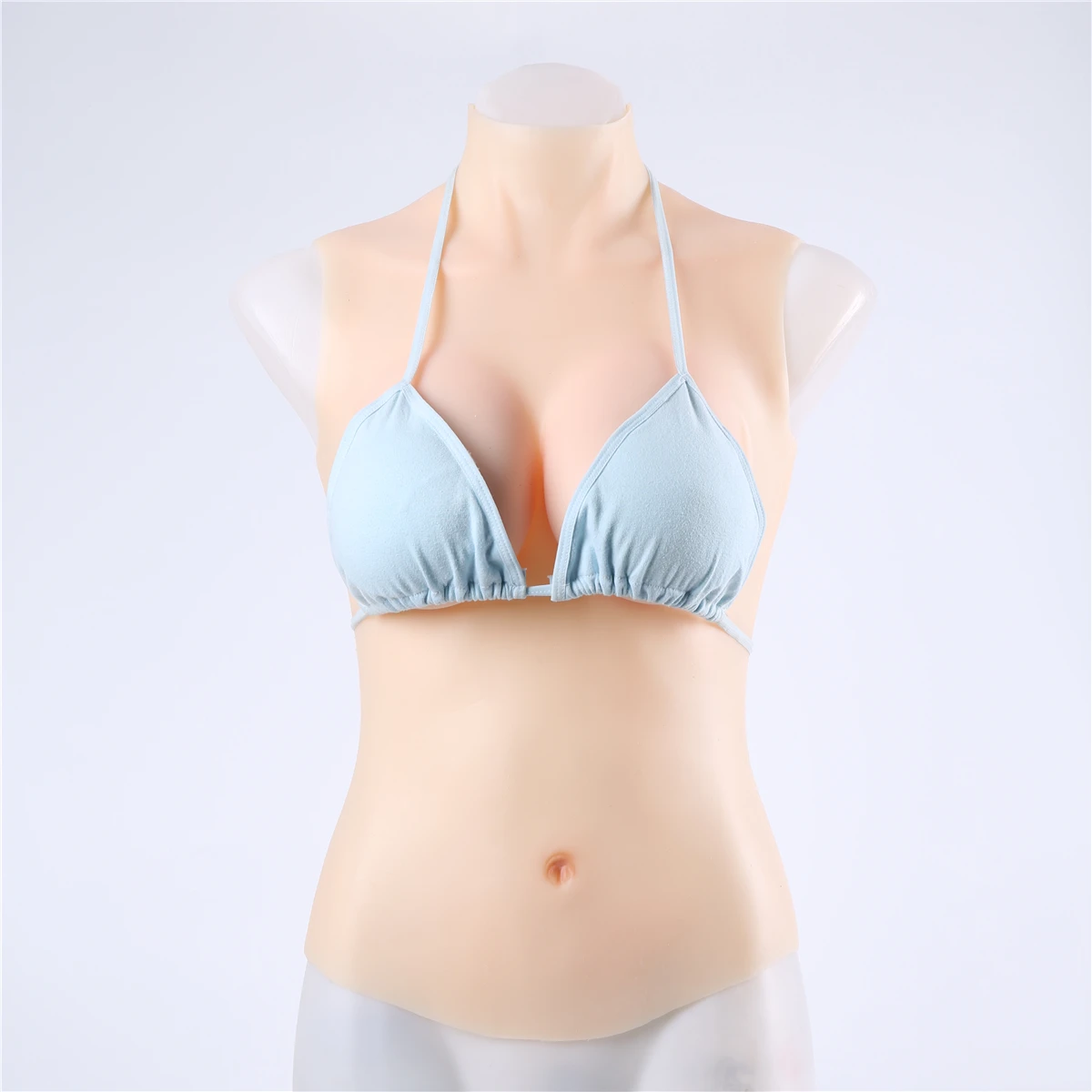 

Realistic Silicone Breast Half Body Forms False Large Boobs 2700g C Cup for Male Cosplay Crossdresser Shemale Transgender