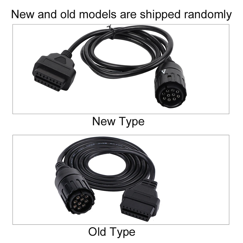 10-контактный адаптер OBD 2 16-контактный штекер-гнездо Удлинительный кабель для