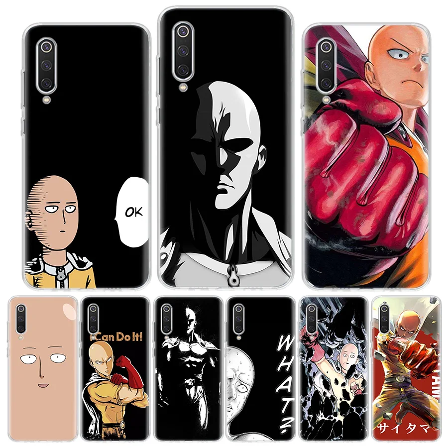 Аниме чехол для телефона One Punch Xiaomi Redmi MI Note10 9 9S 8T 8A 8 7A 7 6A Pro 6X 5X CC9E A0 S2 F1 CC9 10 8Lite 4X
