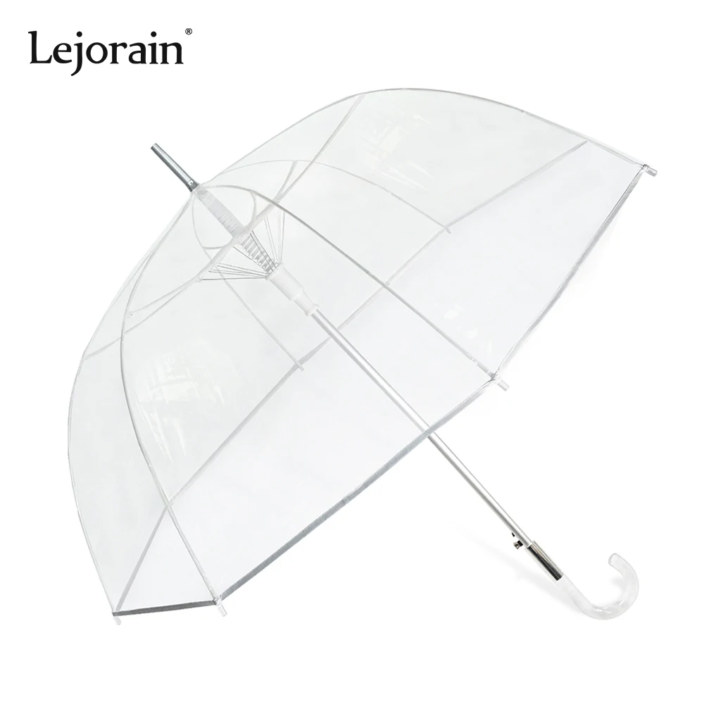 Прозрачный купол для зонта Женский Большой Свадебный дамское платье с рукавами в