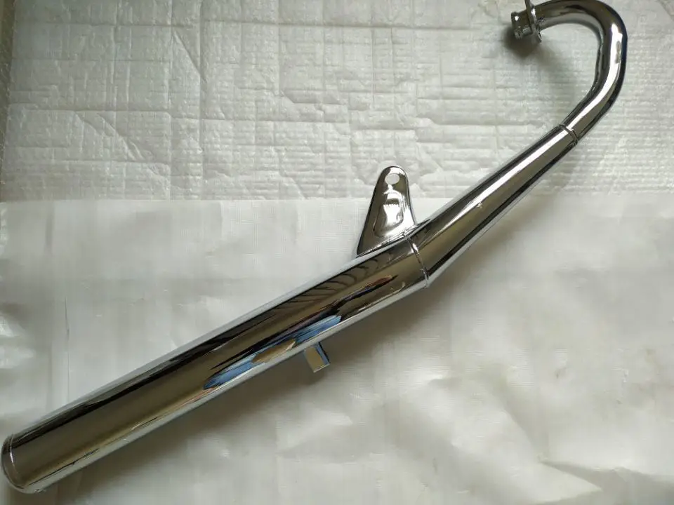 Мотоцикл 8 градусов Гальваническая выхлопная труба глушитель для Suzuki AX100 1 шт|exhaust