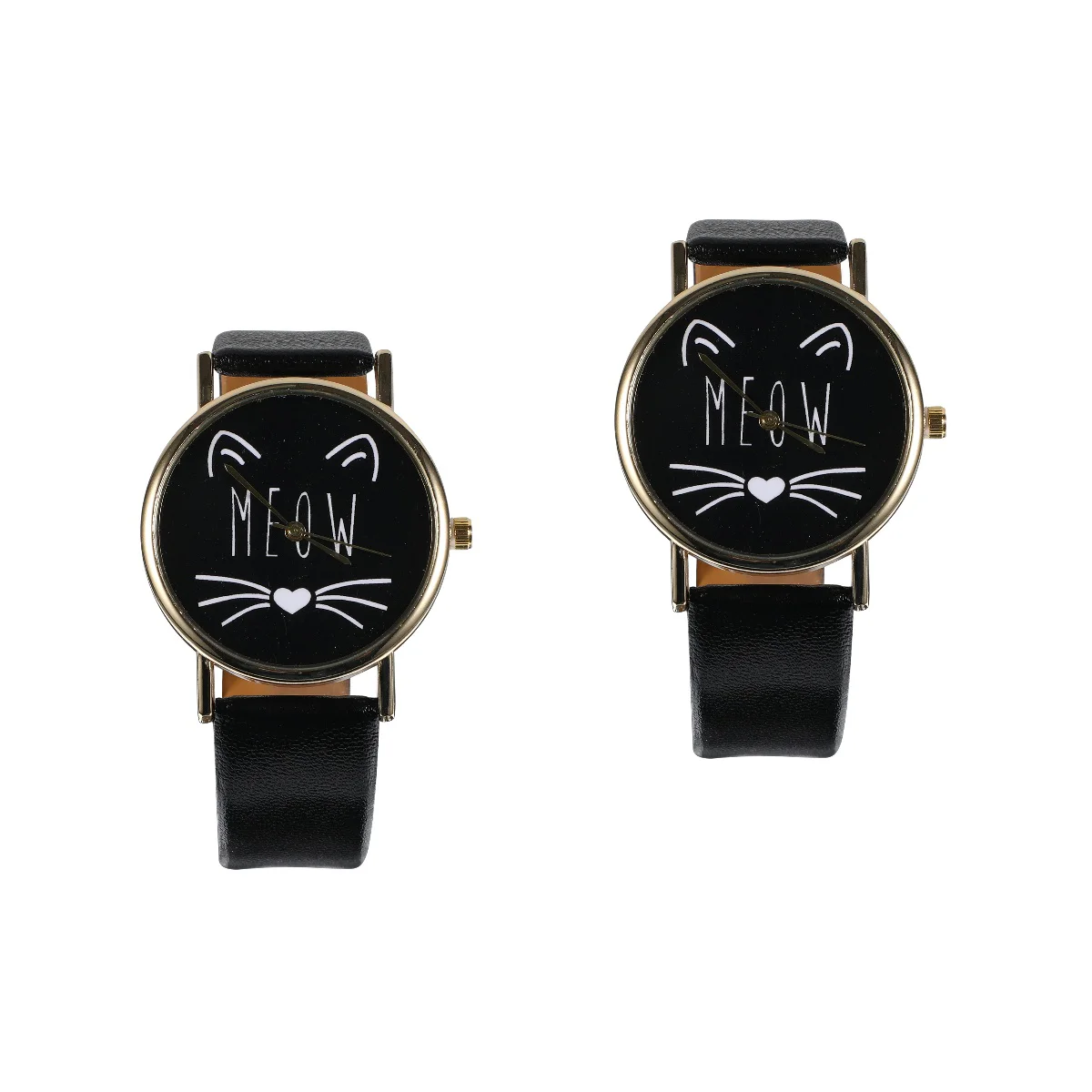 

2 шт., наручные часы из ПУ кожи