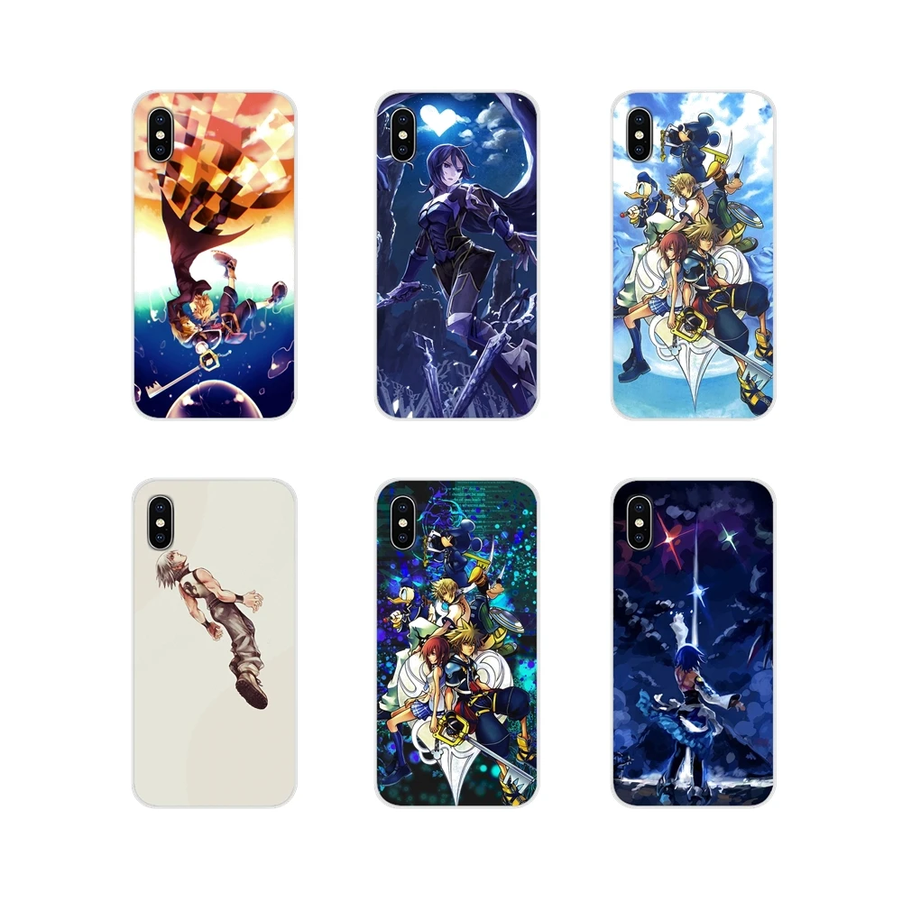 Аниме Kingdom Hearts витражное Стекло комиксов кожаный чехол для телефона samsung A10 A30 A40 A50
