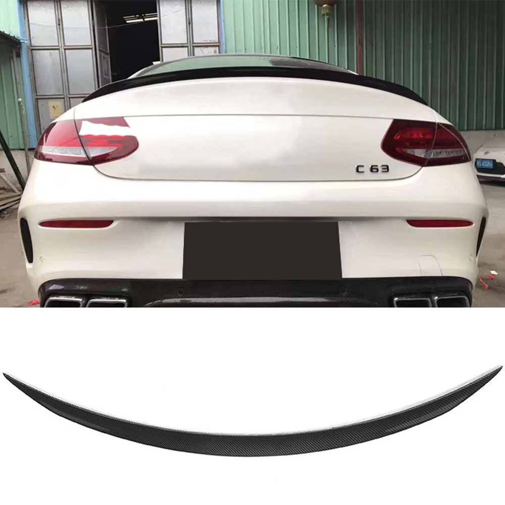 Для W205 спойлер заднего багажника крыла для Mercedes Benz C63 AMG Coupe 2 Door 15 17 задний багажник