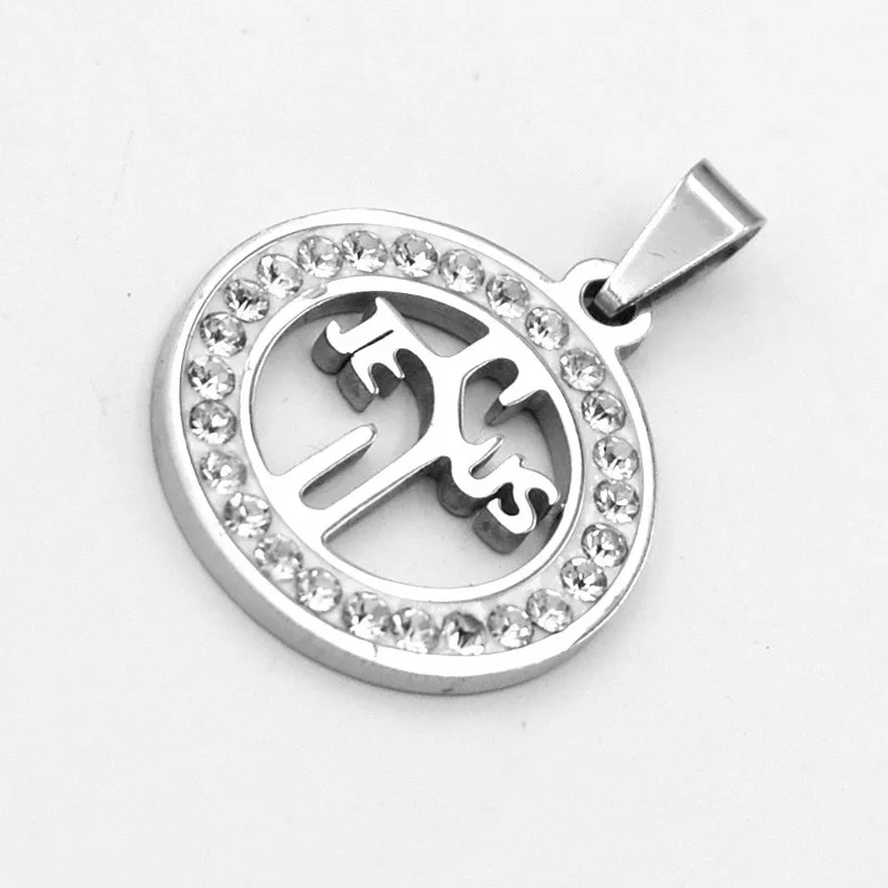 Подвеска из нержавеющей стали подвески в форме сердца полированный кулон для