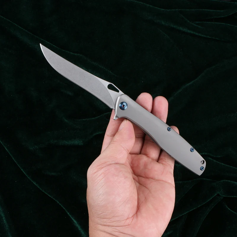 Складной нож Black snake 1509S складной 14C28N blade TC4 с титановой ручкой карманный для