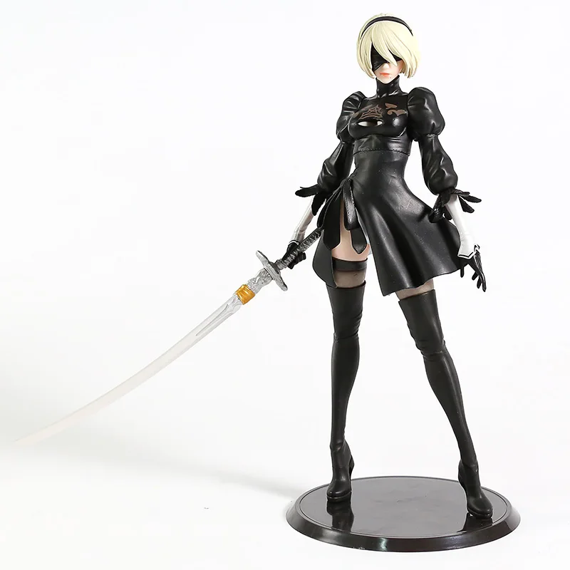 NieR Automata YoRHa № 2 Тип B 2B ПВХ фигурка Коллекционная сексуальная девушка модель