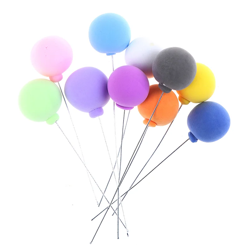 

10 шт./компл. масштаб 1/12 миниатюрные цветные шары для кукольного домика, модель, декоративная игрушка, миниатюрный красочный шар, украшение д...