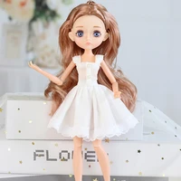 new edition 11 joint moveable body 26cm 16 doll purple brown eyes with fashion clothes shoes style dress up baby dolls diy toy