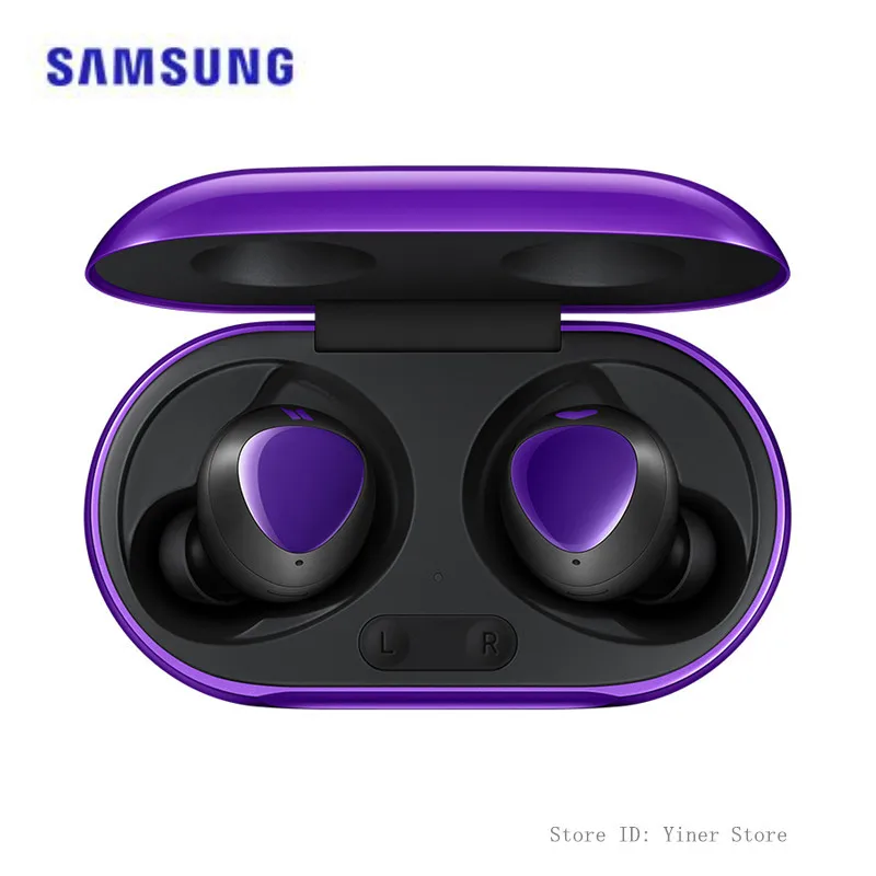 Беспроводные Bluetooth-наушники Samsung Galaxy Buds + BTS Фиолетовые наушники-вкладыши
