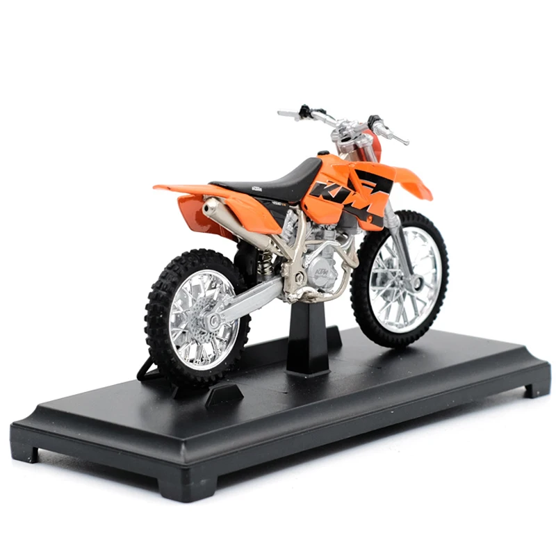 Гоночная модель мотоцикла Welly 1:18 KT # M 450 SX из сплава для пересеченной местности