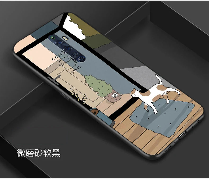 Для OPPO Reno2 Z чехол милый мультяшный Мягкий силиконовый чехол для OPPO Reno 2Z 2 Z чехол для телефона s черный бампер Капа для OPPO Reno2Z - Цвет: 29