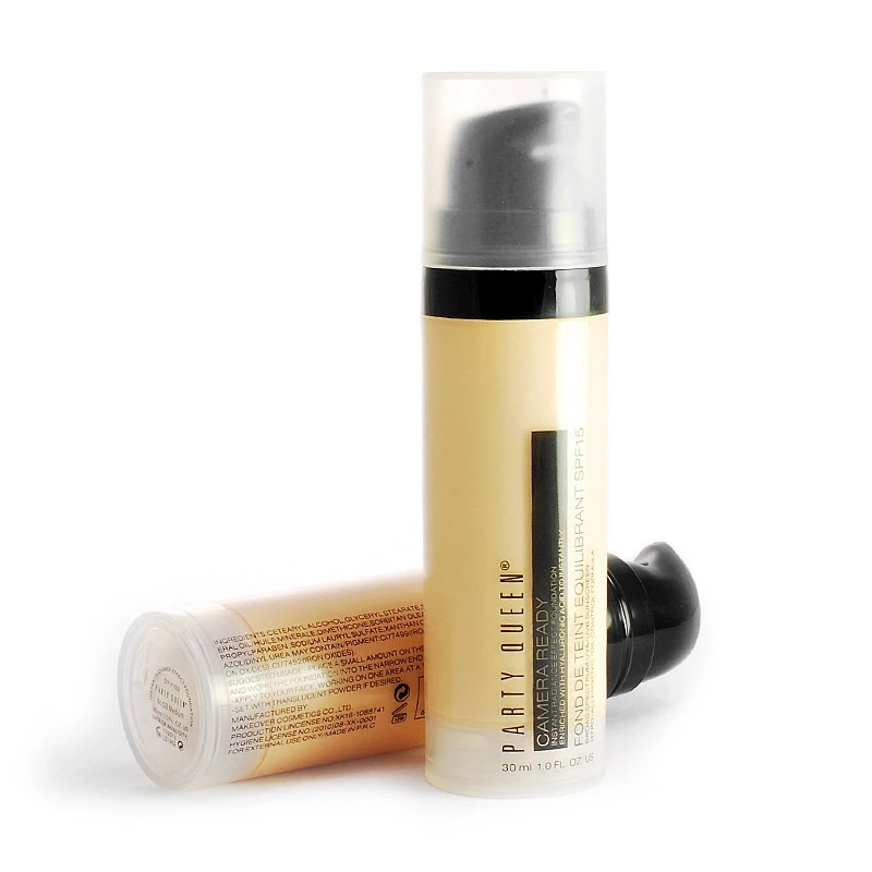 

Party Queen Foundation 3 Daily Colors Liquid Matte Moisturizer Face Base High Coverage Brighten Concealer Cream Contour S28