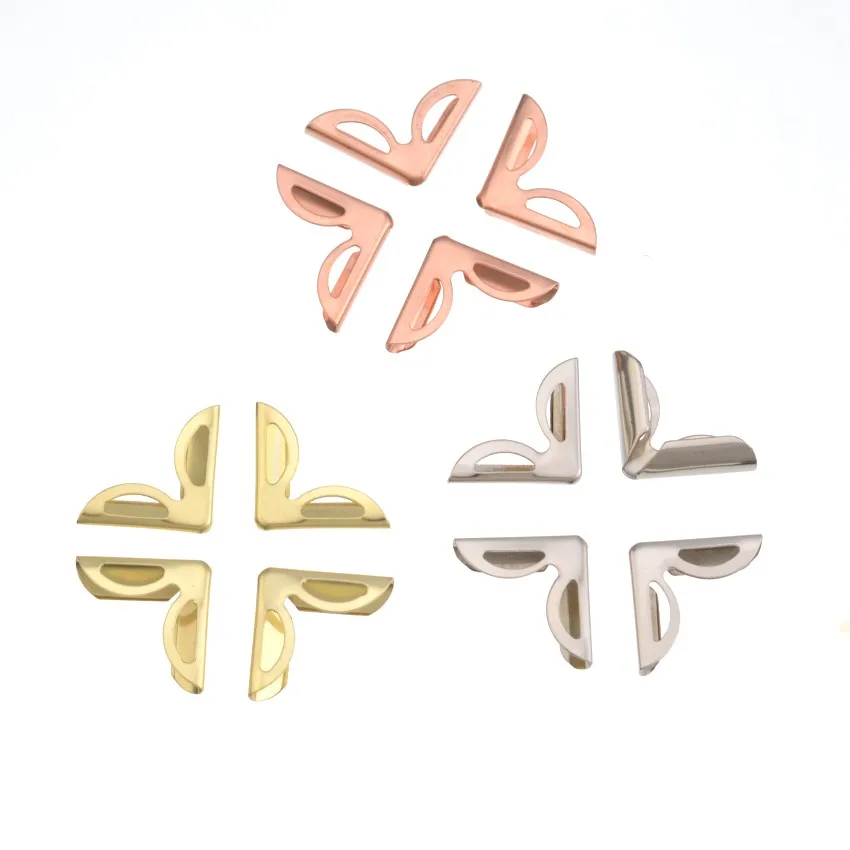 50 шт. Альбомы для скрапбукинга меню папки угловые протекторы (толщина 5 мм) 23x16 мм