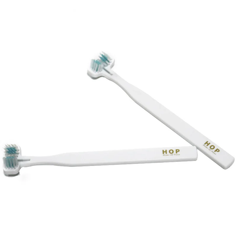 

Pet Supplies Dog Toothbrush Cat Toothbrush Oral Cleaning Remove Dirt Pet Toothbrush Clean Tone Multi-Angle Double-End Toothbrush