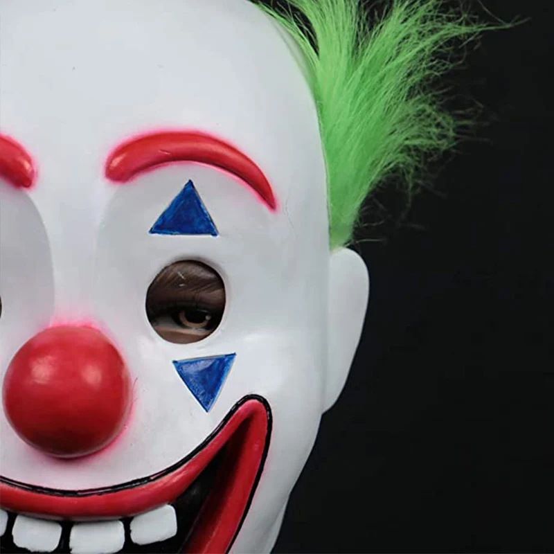 Clwon Joker Joaquin маска Феникса маскарадный реквизит ПВХ маски на Хэллоуин Джокер