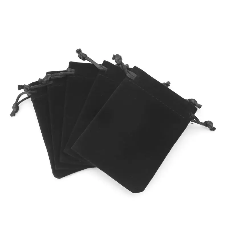 

5pcs D&D RPG Dice Bag Velvet Drawstring Bags Tarot Card Jewelry Bag 10*12cm