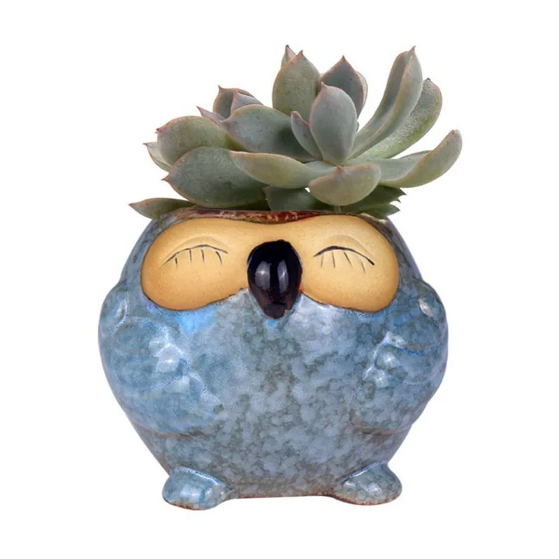 1 шт./компл. керамический цветочный горшок для суккулентов симпатичный