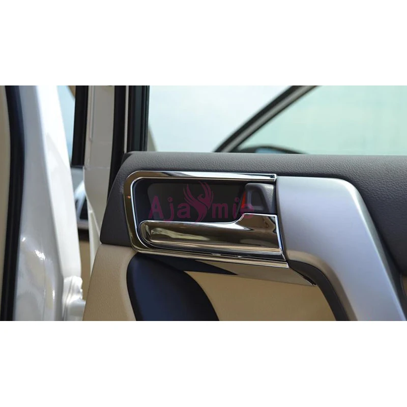 

For Toyota Land Cruiser Prado FJ150 2010-2018 Interior Door Handle Cover Trim Highlight Chrome Car Styling Prado Accessories