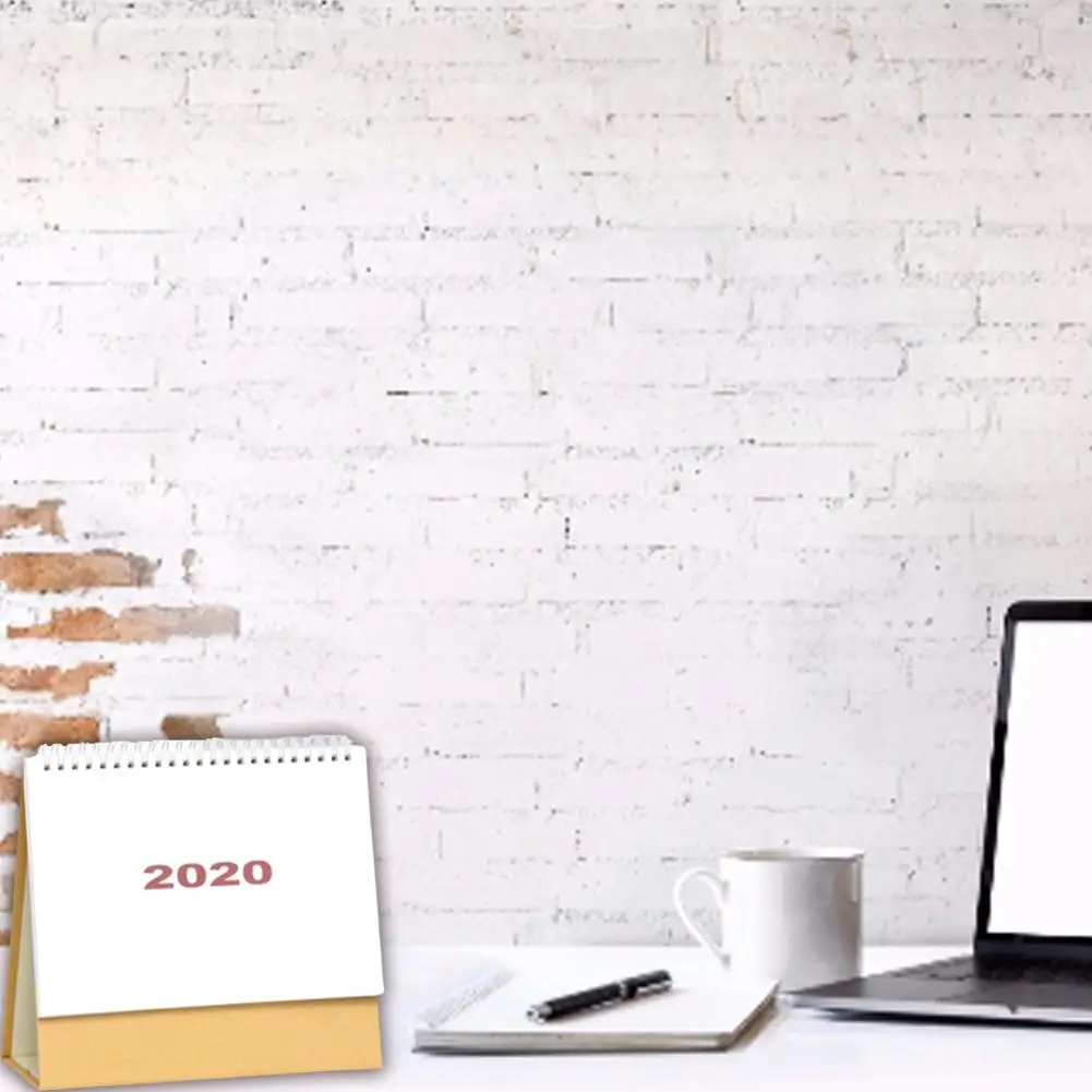 2020 Настольный Декор календарь домашний стол простой стиль личный план Блокнот |