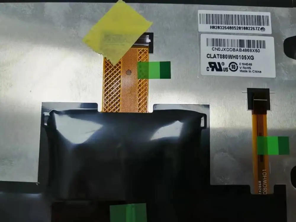 

Yqwsyxl Original LCD screen CLAT080WH0105 XG CLAT080WH0105XG Black for Car GPS Navigation LCD Display Touch Screen Assembly