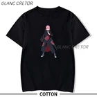 Футболка Akatsuki Zero Two Мужская Летняя Повседневная одежда ретро футболки с коротким рукавом Япония аниме Harajuku топы