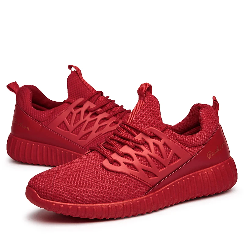 

2019 Men Running Shoes Breathable Outdoor Sports Shoes Lightweight Sneakers Comfortable Athletic Training Footwear