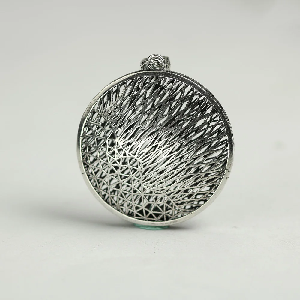 Ожерелья и кулоны Настоящее серебро 925 пробы подвески для женщин полый дизайн