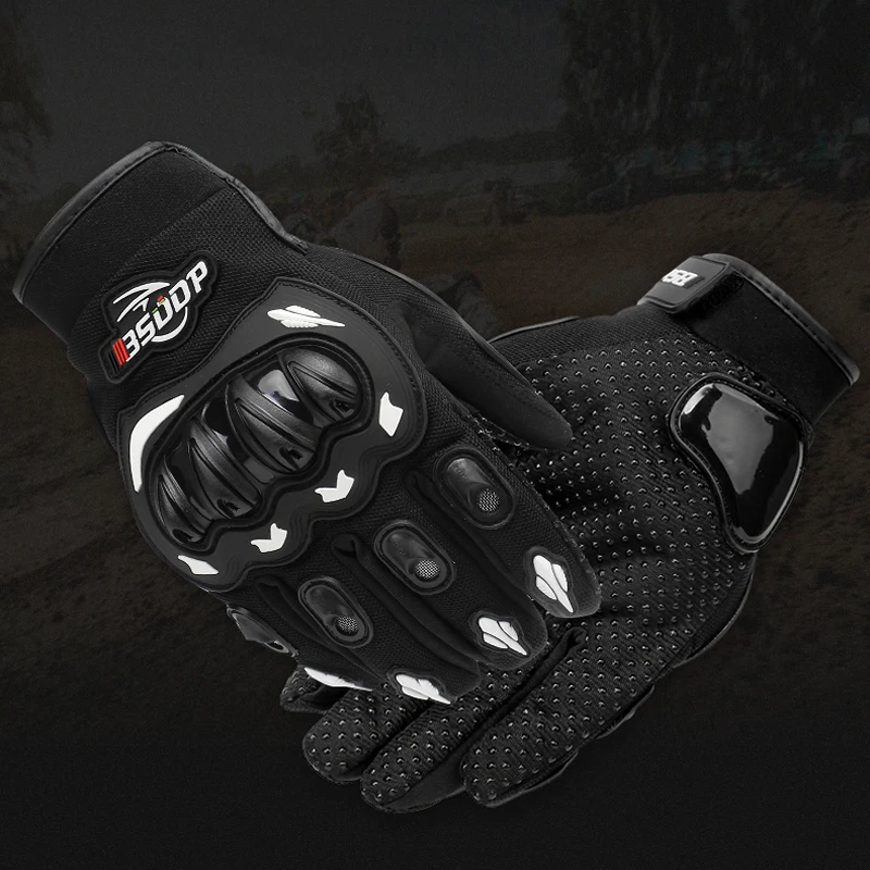 

Outdoor riding moto gloves four seasons anti fall wear resistant racing car summer warm motorcycle equipped with Knight gloves