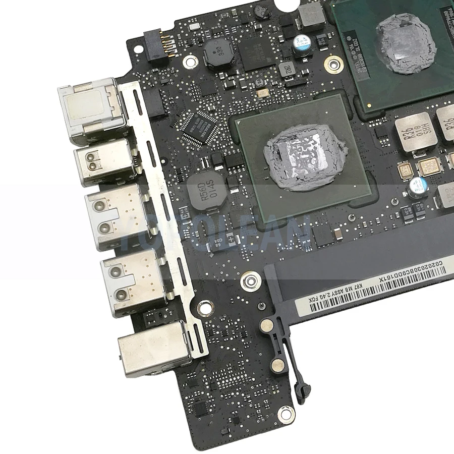 2,4 ГГц "Core 2 Duo" P8600 материнская плата для ноутбука Macbook Unibody 1" A1342 материнская плата Mid 2010 820-2877-B