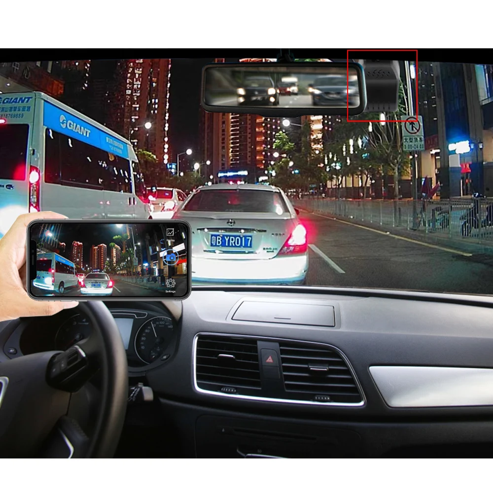 저렴한 SMARTOUR 자동차 와이파이 1080P WDR 숨겨진 미니 운전 VideoRecorder 루프 녹음 주차 모니터링 무선 대시 캠 자동차 자동차