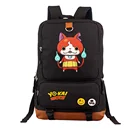 Аниме-кай, YO-KAI Jibanyan рюкзак студентам школьная сумка Для мужчин wo Для Мужчин's дорожные сумки холст посылка ноутбук рюкзак