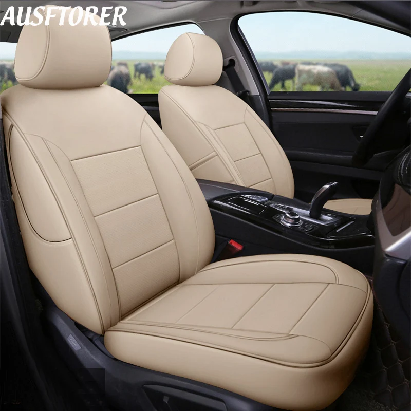 Чехол из натуральной кожи AUSFTORER для BMW X5 Series 2004 2018 чехол автомобильного сиденья